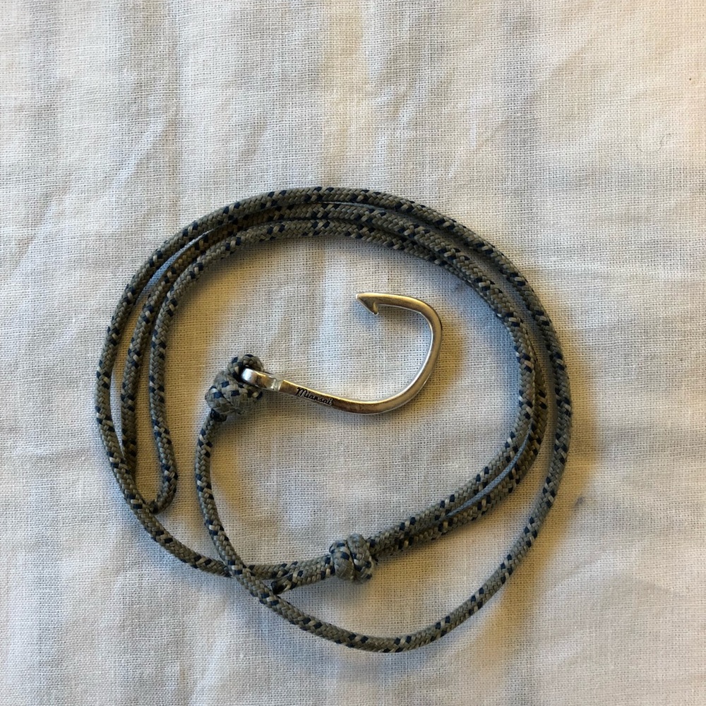 Miansai Fabric Fish Hook Bracelet